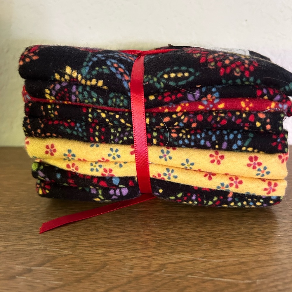 Fabric Palette Flannel cotton bundle multi color.  NEW